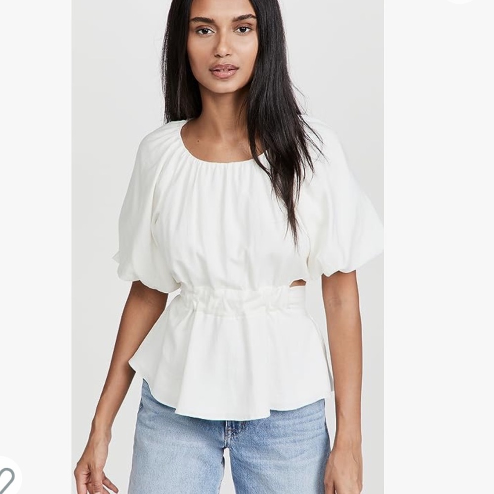 Open, low Back Bridal Top